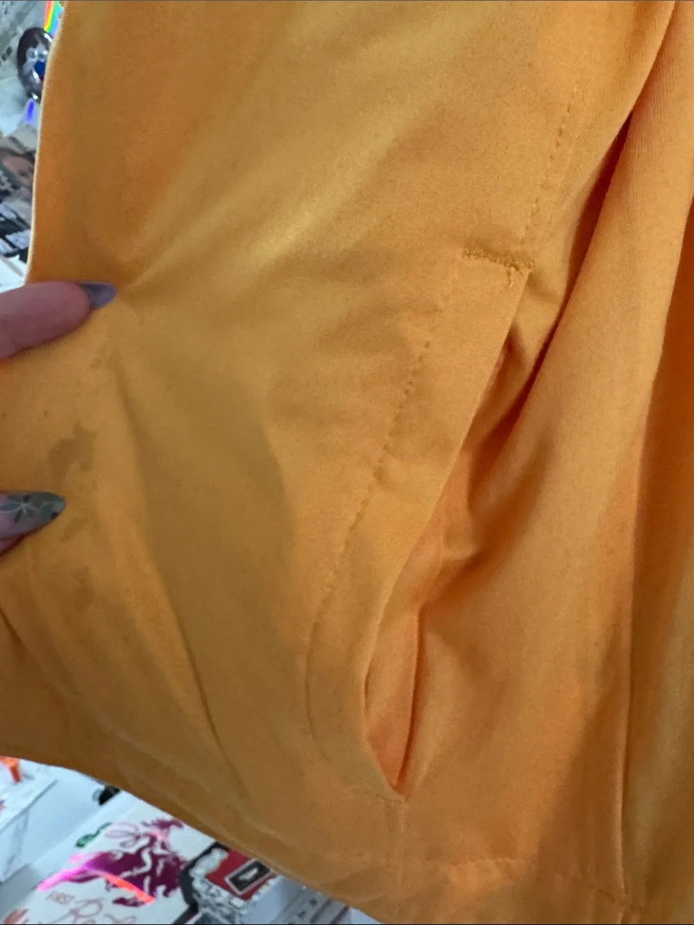 Columbia Multicolor Tropical-Leaf Windbreaker with Orange Reversible Side